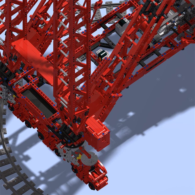 MOC - 77733 Technic Mammoet PTC - 200 - DS SSL Ring Crane Building Blocks - LesDiy - Building Blocks