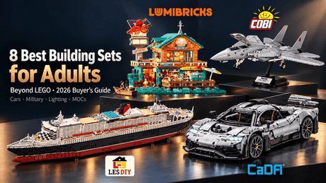 8 Best Building Sets for Adults That Aren’t LEGO in 2026 - LesDiy