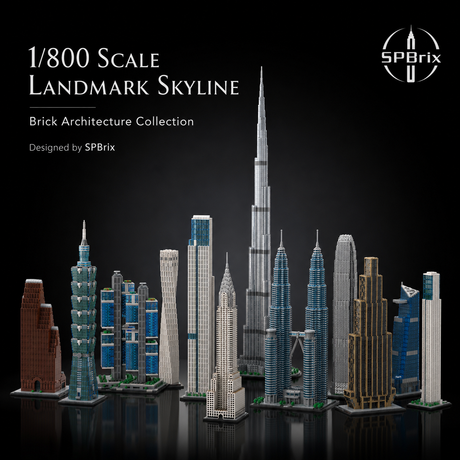 Building the World’s Skylines in Bricks: A Designer’s Vision for Architecture MOC Models
