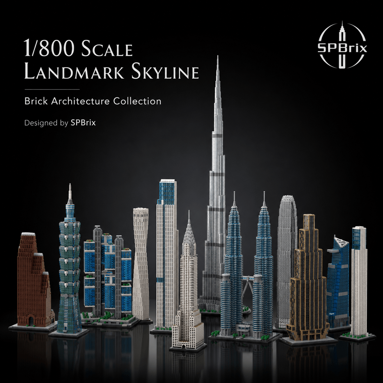 Building the World’s Skylines in Bricks: A Designer’s Vision for Architecture MOC Models - LesDiy