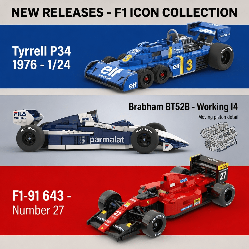 Icons Series F1 Legends Arrive！ - LesDiy