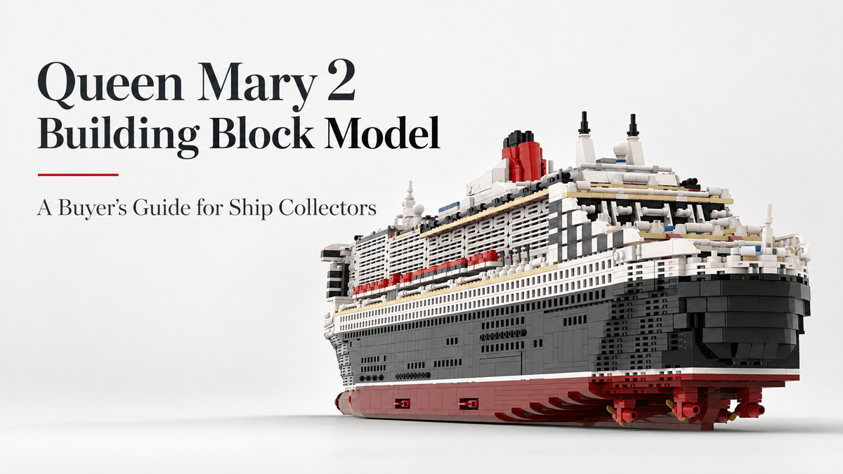 MOC-110500 Queen Mary 2 Building Block Model: A Buyer’s Guide for Ship Collectors - LesDiy