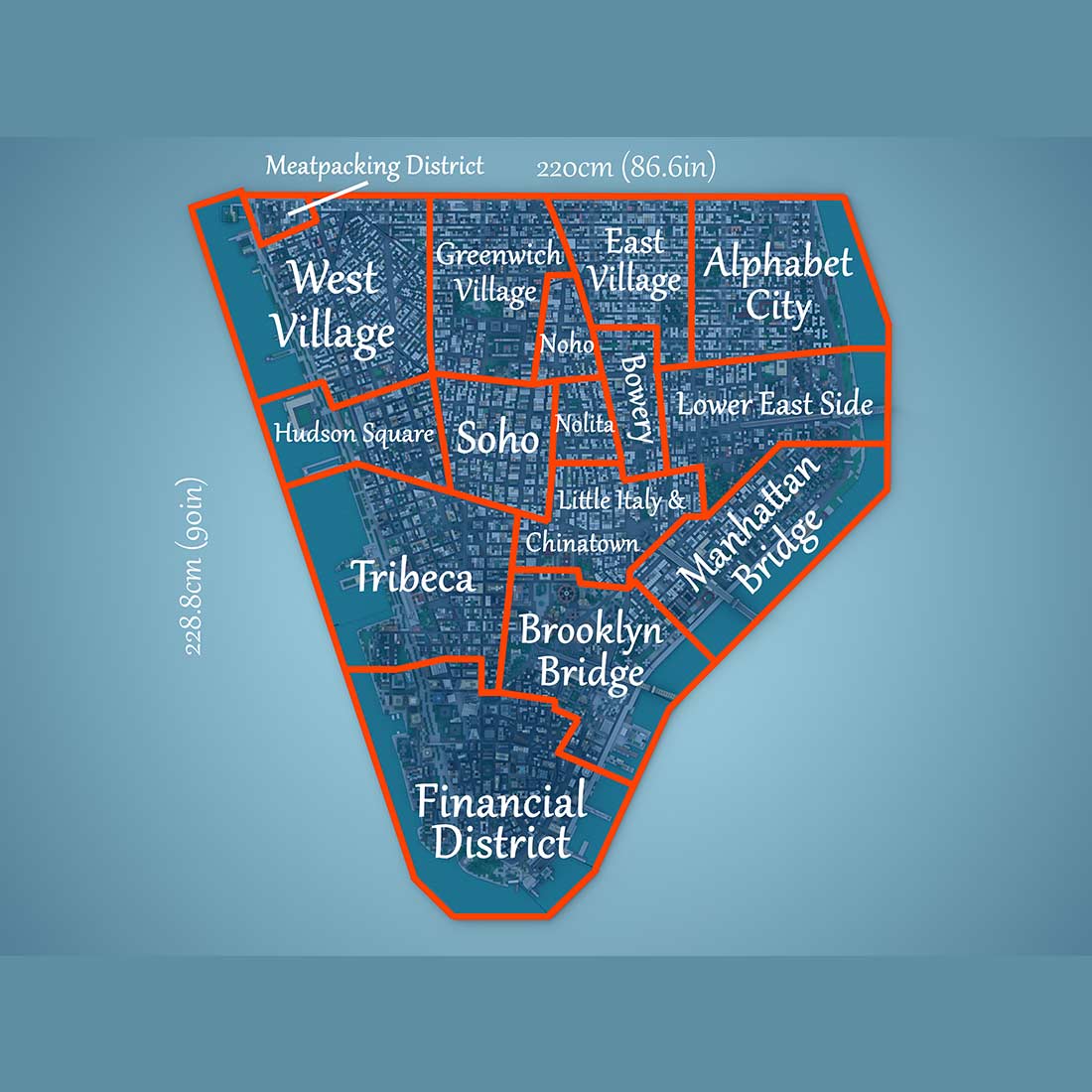 MOC-225884 Lower Manhattan - New York City - LesDiy