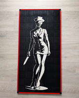 MOC-238853 Lego art relief of a female horror character Building Blocks