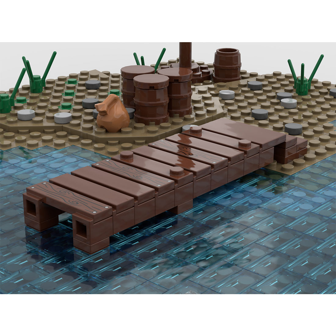Medieval Watchtower Brick Kit, CA-001 Coastal Modular Building Blocks