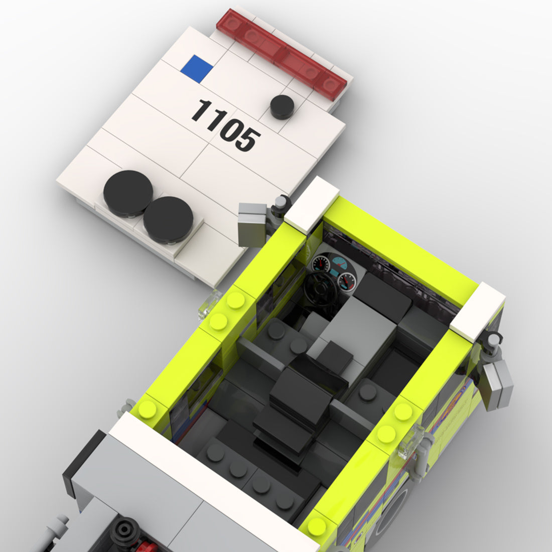 MOC-264164 HME 1871 CAL OES Fire Engine Building Blocks
