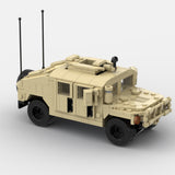 Desert HUMVEE 4 Modern Military Vehicle Building Blocks