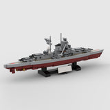 1:700 Scale German Bismarck Battleship Building Blocks
