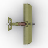 Vintage Military Biplane Building Blocks
