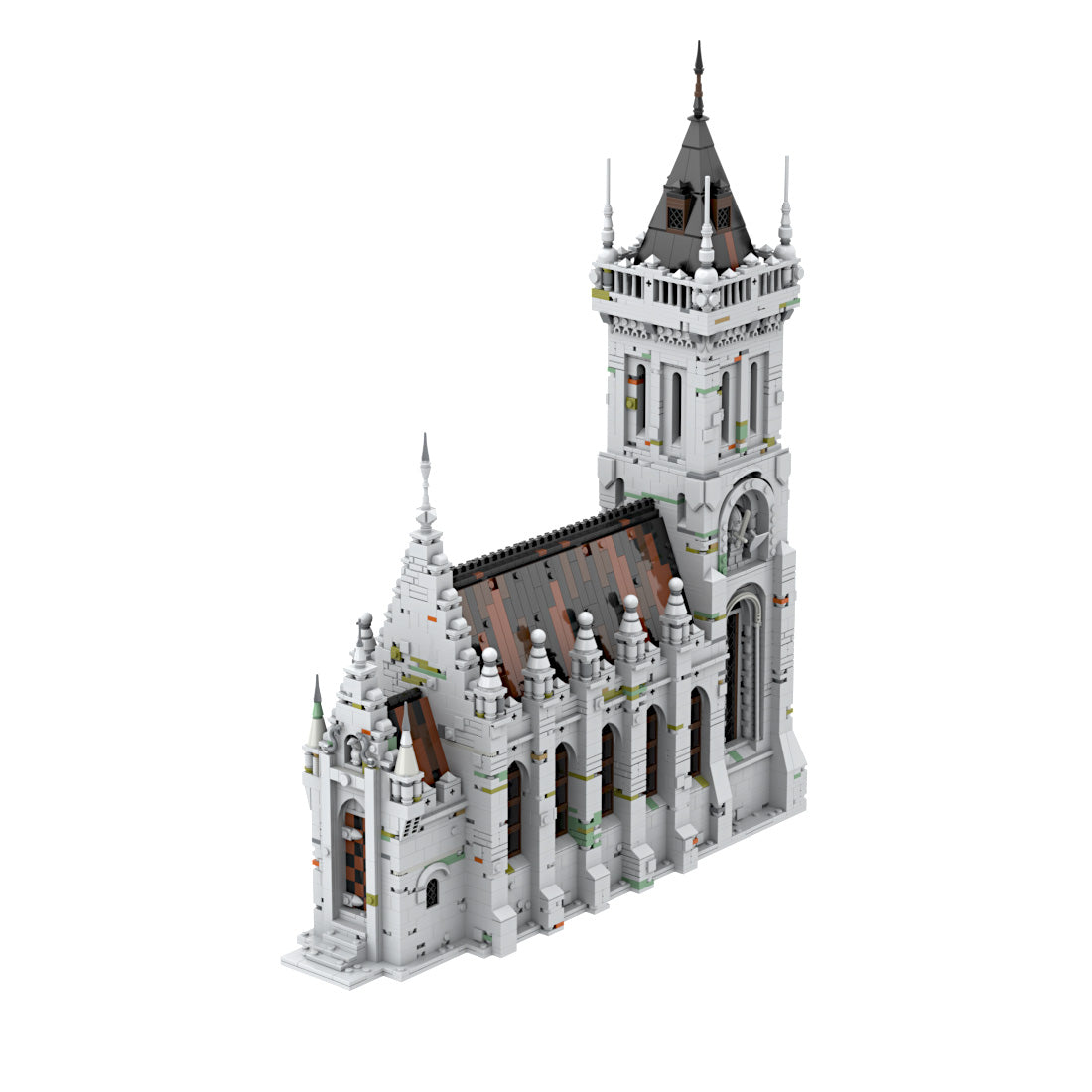 MOC-207213 Gothic Church Building Blocks