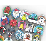 MOC-202061 Advent Calendar of Christmas Ornaments Building Blocks