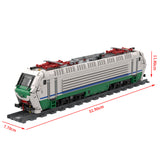 Italy State Railway Class Locomotive Building Blocks
