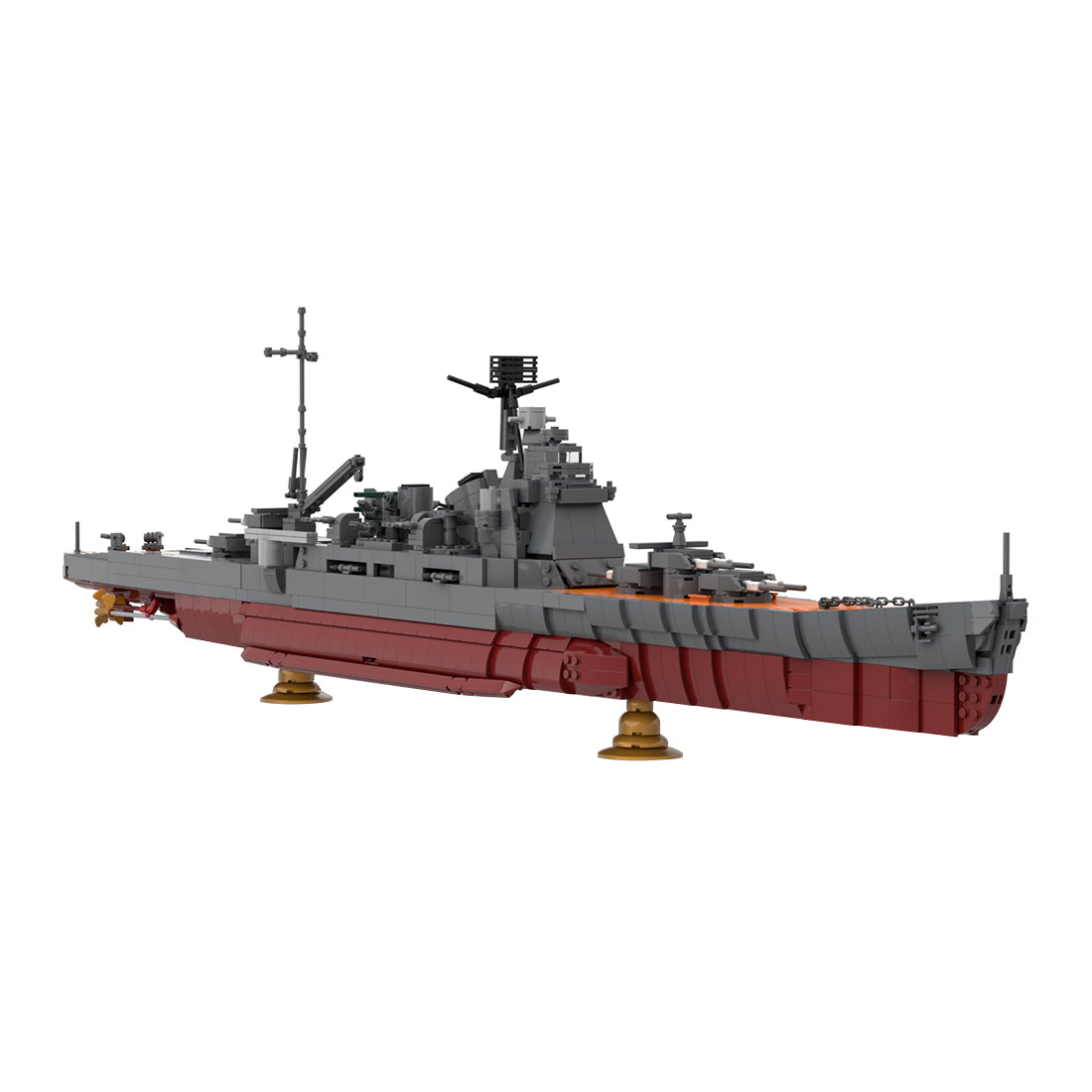 1:200 Scale IJN Takao Takao-Class Heavy Cruiser Building Blocks
