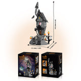 Halloween - Themed Dark Horror Cabin Building Blocks