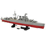 1:700 Scale HMS Hood Battlecruiser Building Blocks