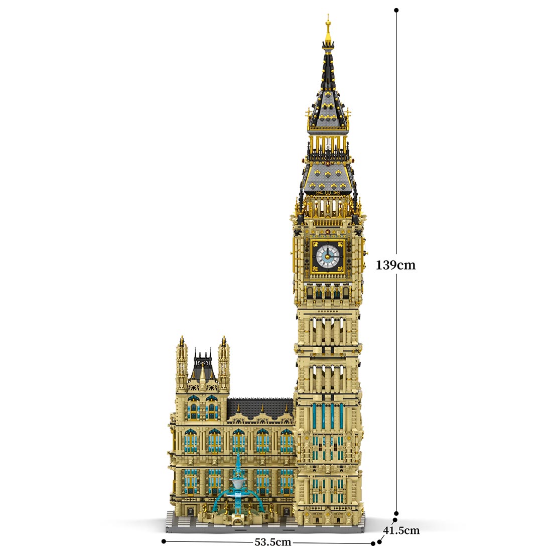 Famous British Landmark Clock Tower Building Blocks