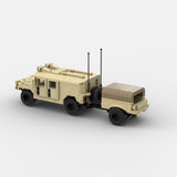Desert HUMVEE 7 Modern Military Vehicle Building Blocks