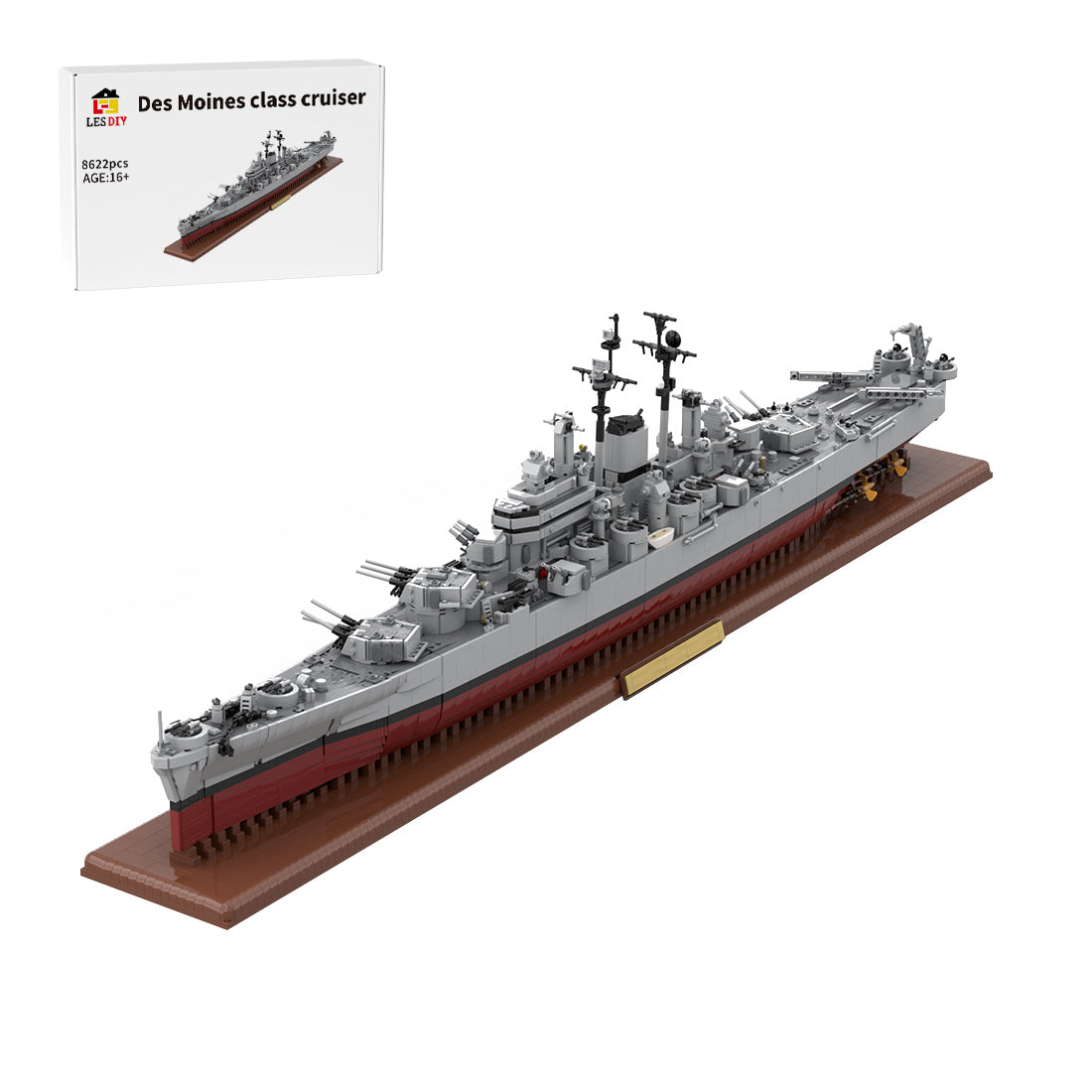 USS Des Moines (CA-134) Building Blocks