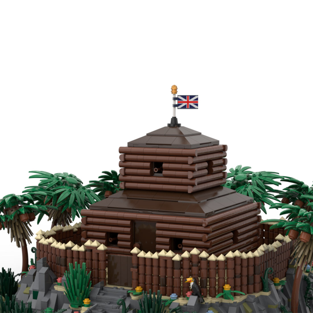 MOC-200180 Treasure Island: The Stockade Buiding Blocks