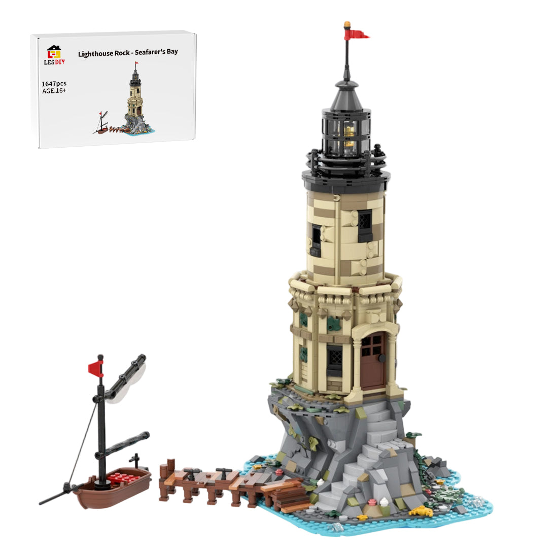 MOC-253560 Lighthouse Rock Building Blocks
