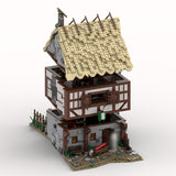 Medieval Taylorsgreen Village Tailoring Shop Building Blocks