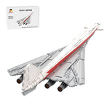 1:80 Scale B2707-200 TWA Supersonic Passenger Aircraft Building Blocks