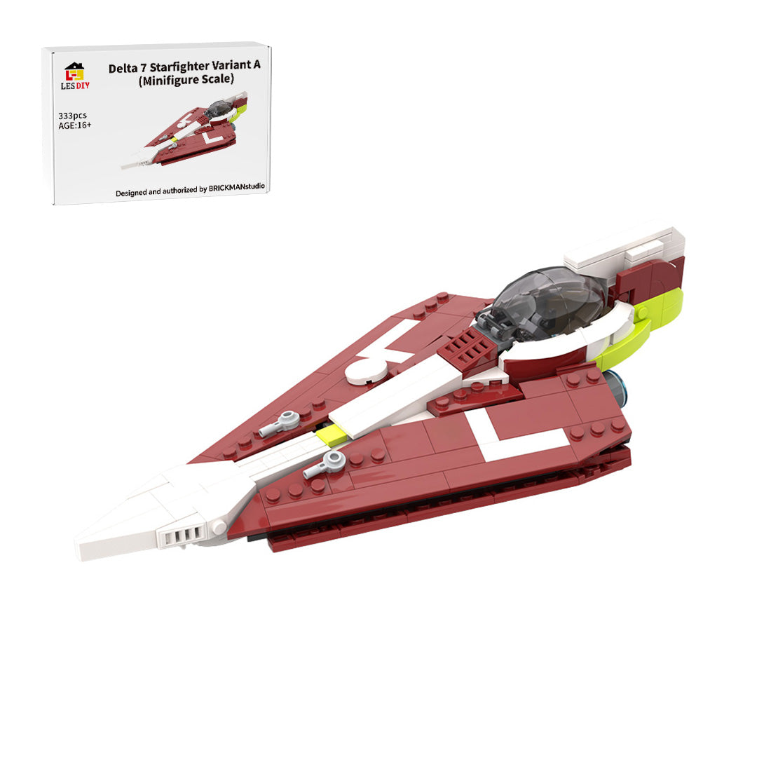 Jedi Delta-7 Starfighters Building Blocks
