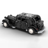 MOC-149659 Citroen Traction Avant Rounded Trunk 1:15 Scale Building Blocks