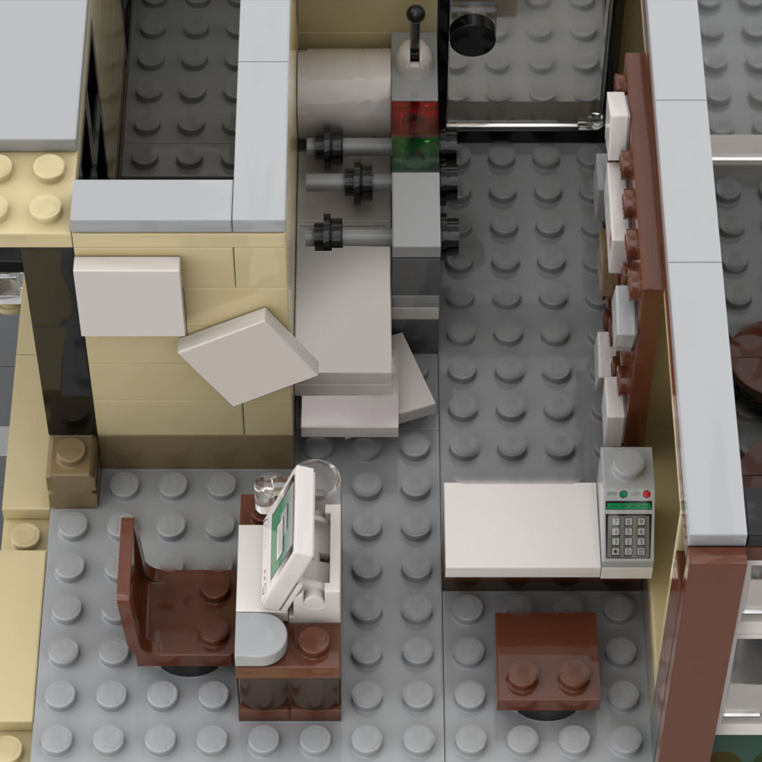 MOC-64880 Town Square Corner Building Blocks