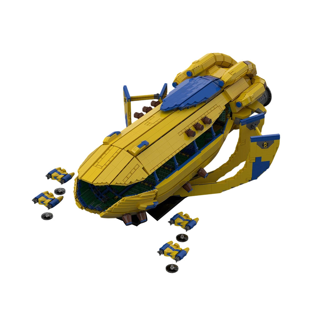 MOC-161738 Protoss Carrier Spaceship Building Blocks