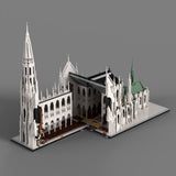 MOC-276548 NYC Saint Patrick's Cathedral Building Blocks