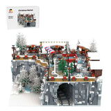 MOC-239640 Winter Village Christmas Market Building Blocks
