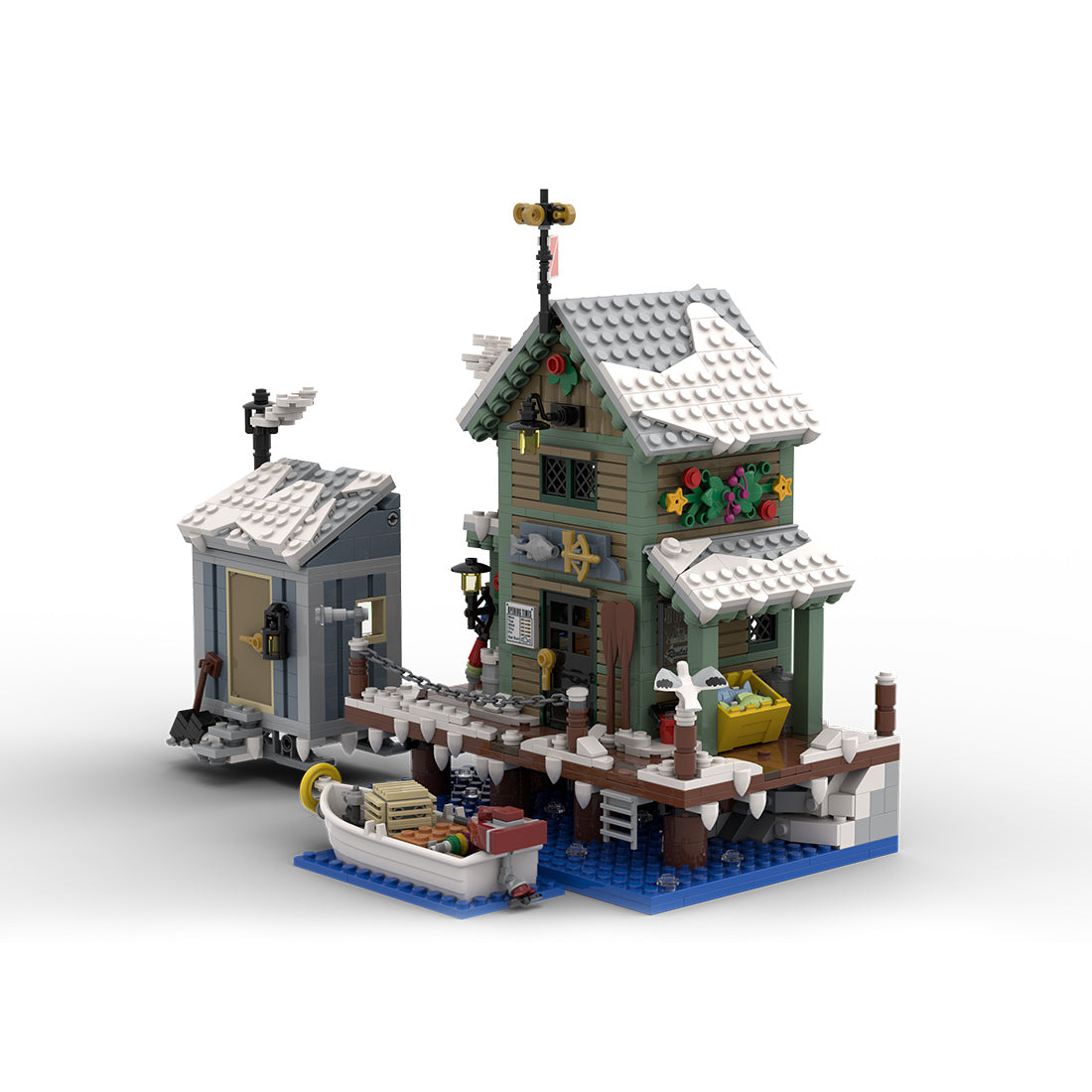 Winter Fish and Supply Building Blocks