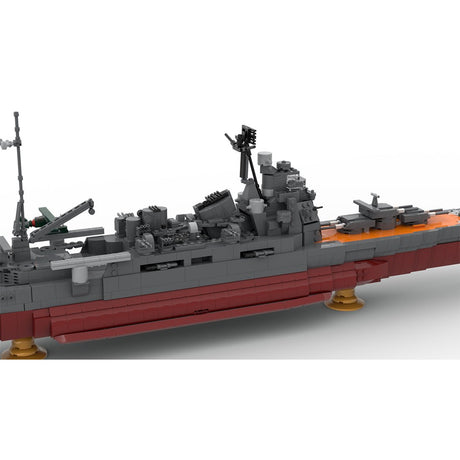 1:200 Scale IJN Atago Takao-Class Heavy Cruiser Building Blocks-LesDiy-Building Blocks-