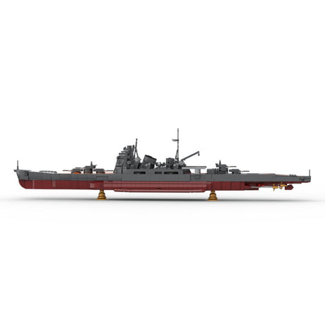 1:200 Scale IJN Chokai Takao-Class Heavy Cruiser Building Blocks-LesDiy-MOC-