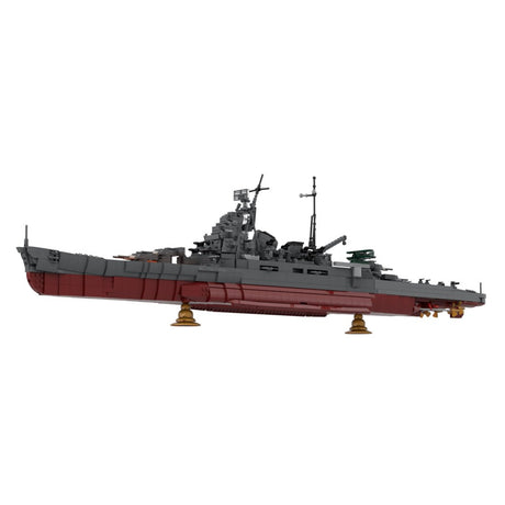 1:200 Scale IJN Maya Takao-Class Heavy Cruiser Building Blocks-LesDiy-Building Blocks-