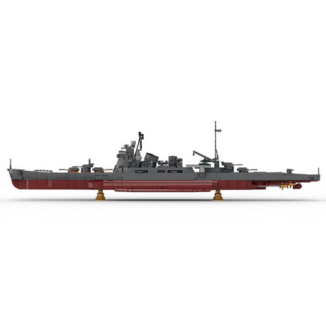 1:200 Scale IJN Takao Takao-Class Heavy Cruiser Building Blocks-LesDiy-Building Blocks-