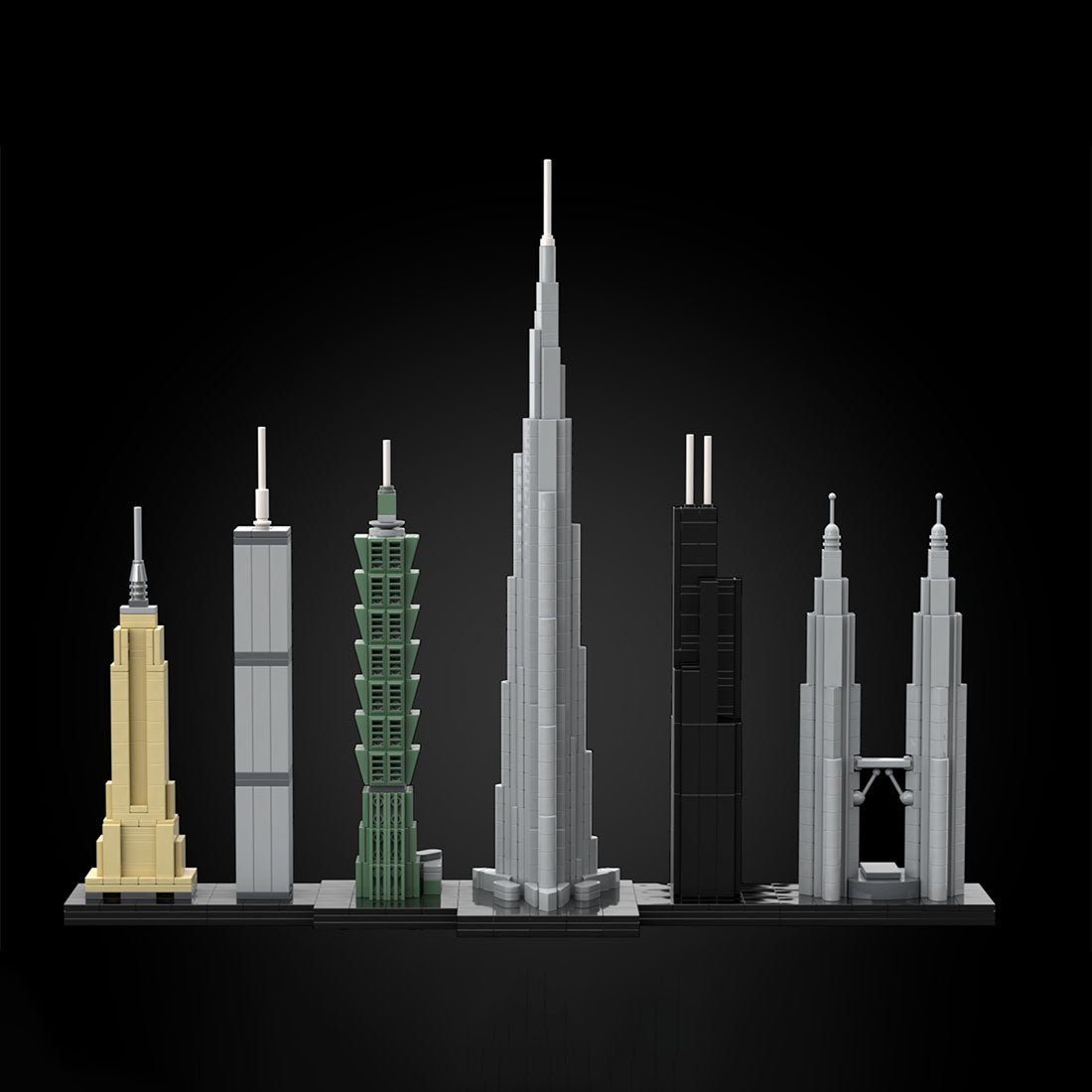 1/2500 Scale Street Scene World Skyscrapers Building Blocks - LesDiy - Building Blocks