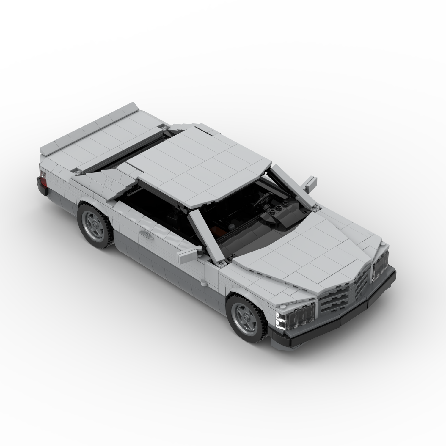 1980s German Grand Touring Coupe Building Blocks (Gobricks)