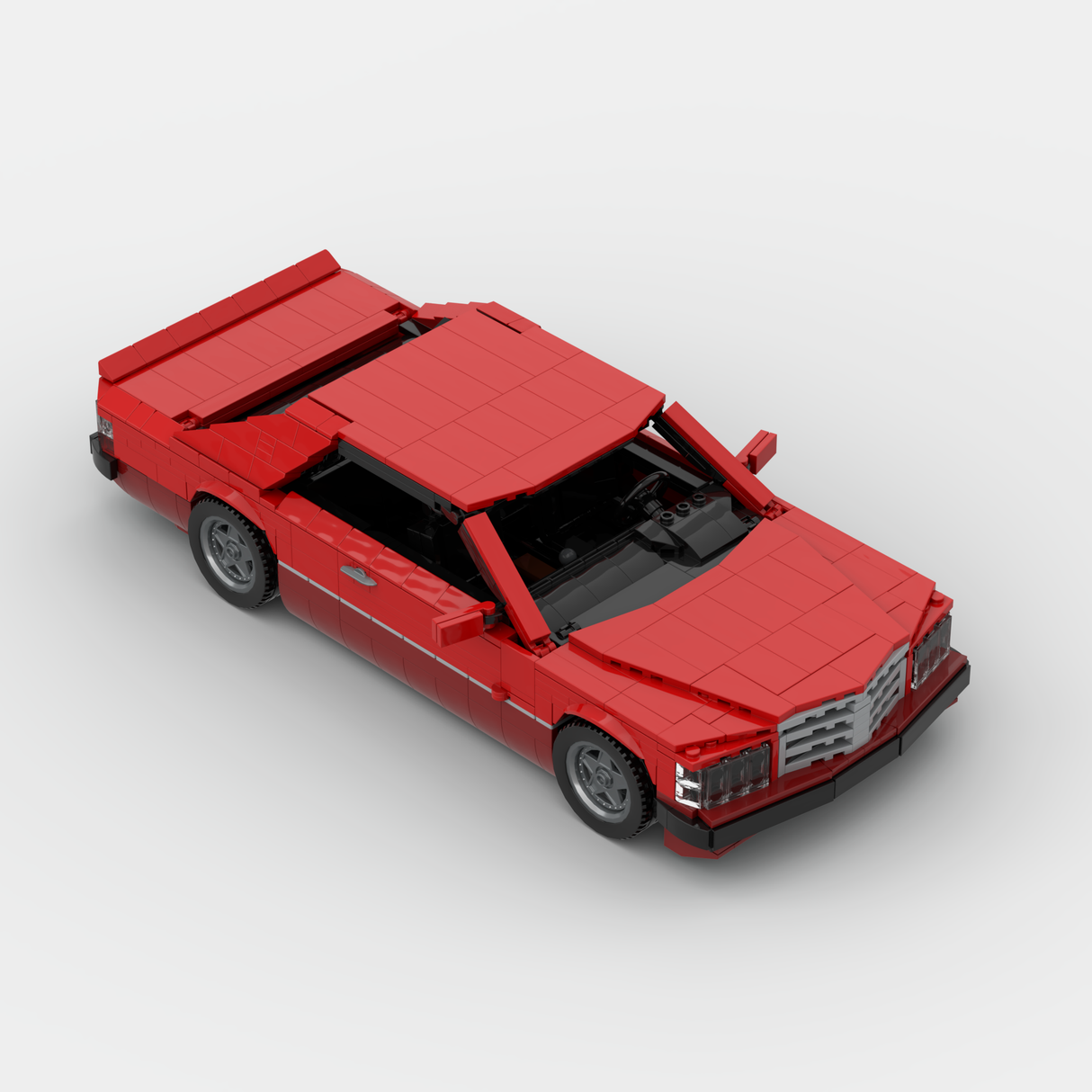 1980s German Grand Touring Coupe Building Blocks (Gobricks)