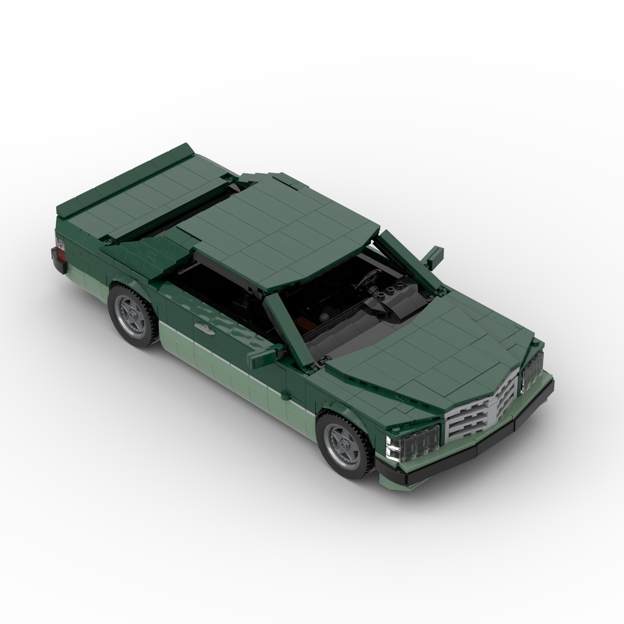 1980s German Grand Touring Coupe Building Blocks (Gobricks)