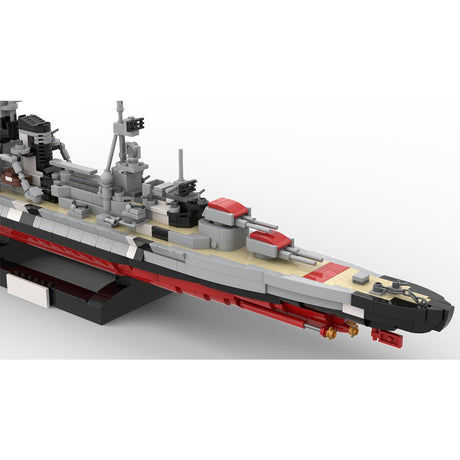 1/300 Admiral Hipper Class Heavy Cruiser Prinz Eugen Building Blocks - LesDiy - 