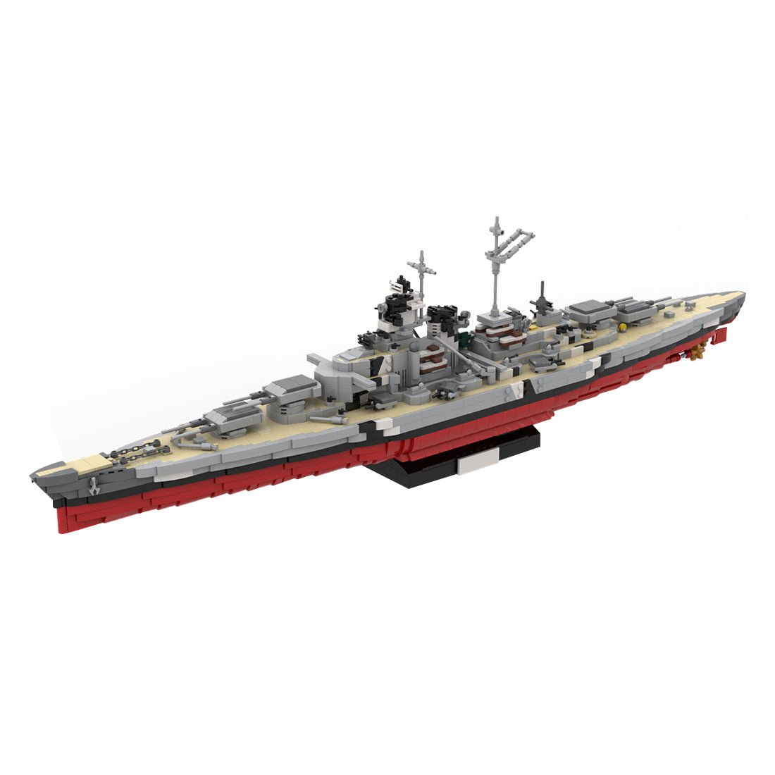 1/300 Bismarck - Class Battleship Bismarck Building Blocks - LesDiy - 