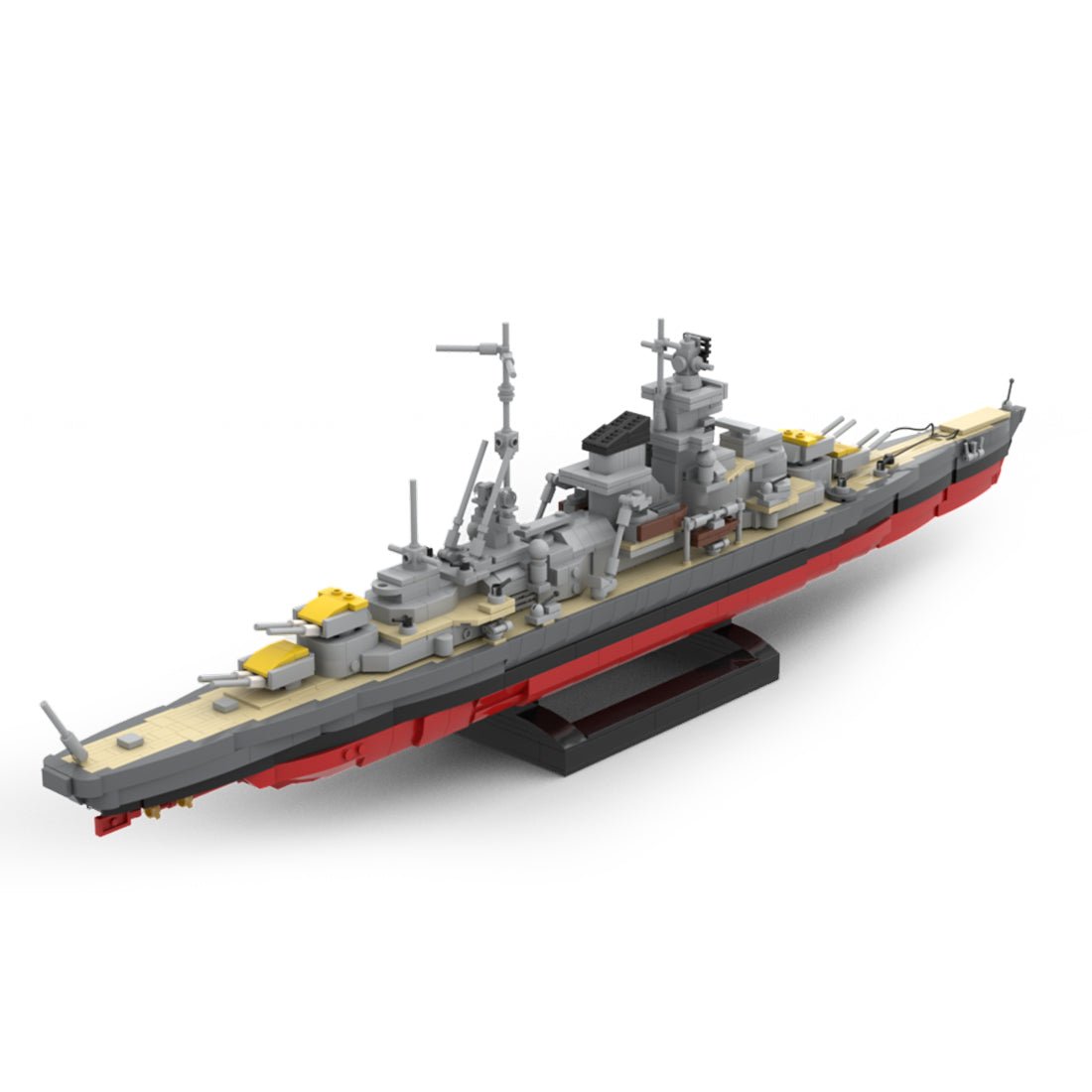 1/300 Blücher Military Naval Warship - LesDiy - 