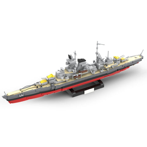 1/300 Blücher Military Naval Warship - LesDiy - 