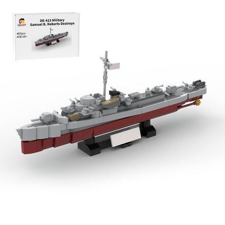 1/300 Scale DE - 413 Military Samuel B. Roberts Destroyer - LesDiy - 