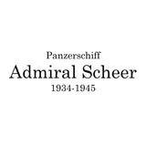 1/300 Scale Germany 3 in 1 Deutschland - class warship Building Blocks - LesDiy - 