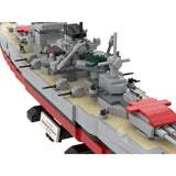 1/300 Scale Germany 3 in 1 Deutschland - class warship Building Blocks - LesDiy - 