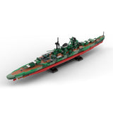 1/300 Scale Military MOC WWII Japanese Mikuma Heavy Cruiser Building Blocks - LesDiy - Building Blocks