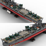 1/300 Scale Military MOC WWII Japanese Mogami Heavy Cruiser Building Blocks - LesDiy - Building Blocks